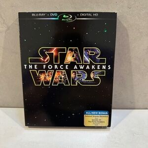 Star Wars : The Force Awakens Blu-Ray & DVD New Sealed W/Slipcover